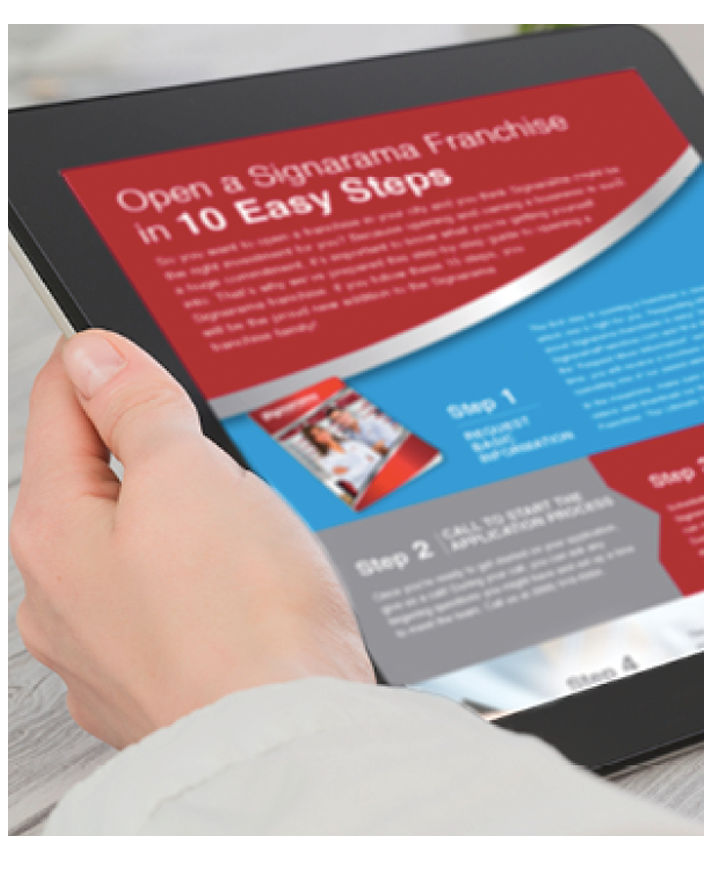 Open a Signarama Franchise in 10 Easy Steps