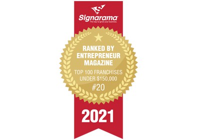 Ranked by Entrepreneur Magazine Top 100 Franchises Under $150,000
